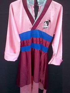 Kids Costumes to Hire - Burgandy Chinese Dress